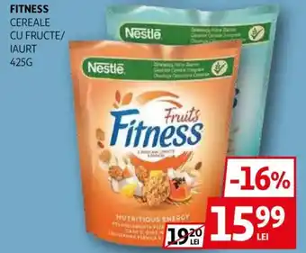 Auchan Fitness cereale cu fructe/ iaurt Ofertă