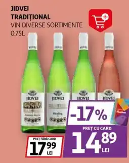 Auchan JIDVEI TRADITIONAL Vin Ofertă