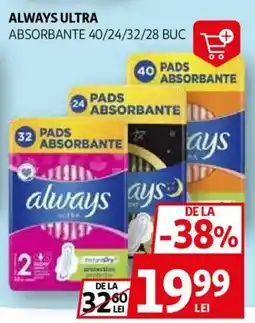 Auchan Always ultra absorbante Ofertă