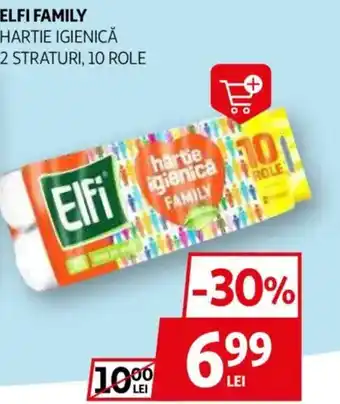 Auchan ELFI family hartie igienică Ofertă