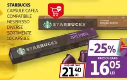 Auchan STARBUCKS Capsule cafea compatibile nespresso Ofertă