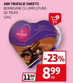 Auchan Abk trufalie sweets bomboane cu umplutură de trufe Ofertă