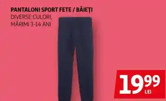 Auchan Pantaloni sport fete / băieți Ofertă