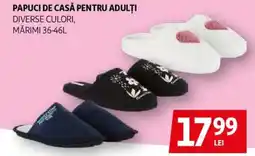 Auchan Papuci de casă pentru adulţi Ofertă