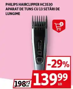 Auchan Philips hairclipper HC3530 aparat de tuns cu 13 setări de lungime Ofertă