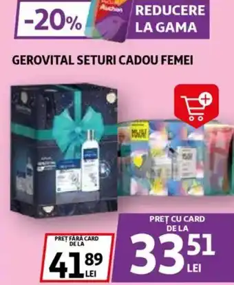 Auchan Gerovital seturi cadou femei Ofertă