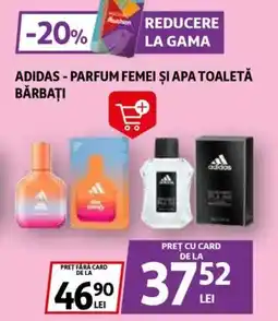 Auchan Adidas - parfum femei şi apa toaletă bărbați Ofertă