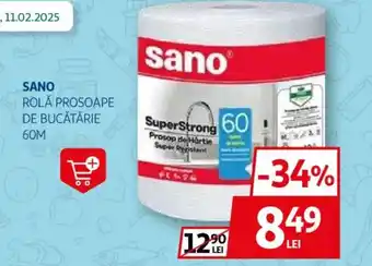 Auchan SANO Rolă prosoape de bucătărie Ofertă