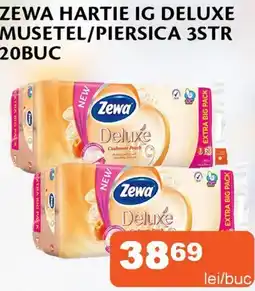 Unicarm Zewa hartie ig deluxe musetel/piersica Ofertă