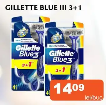 Unicarm GILLETTE Blue III 3+1 Ofertă