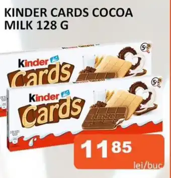 Unicarm Kinder cards cocoa milk Ofertă