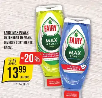 Mega Image FAIRY Max Power Detergent de vase Ofertă