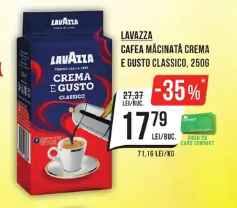 Mega Image LAVAZZA Cafea măcinată crema E gusto classico Ofertă