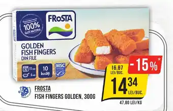 Mega Image FROSTA Fish fingers golden Ofertă