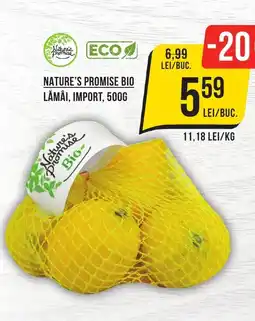 Mega Image NATURE'S PROMISE Bio Lămâi, import Ofertă