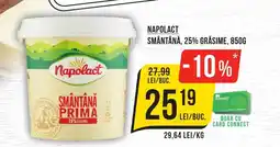 Mega Image NAPOLACT Smântână, 25% grăsime Ofertă