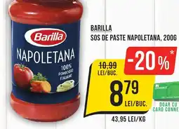 Mega Image BARILLA Sos de paste napoletana Ofertă