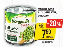 Mega Image BONDUELLE Vapeur Mazăre verde boabe, vapeur Ofertă