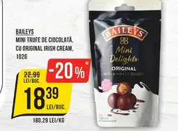 Mega Image BAILEYS Mini trufe de ciocolată, cu original irish cream Ofertă