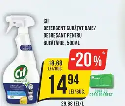 Mega Image CIF Detergent curățat baie/ degresant pentru bucătărie Ofertă