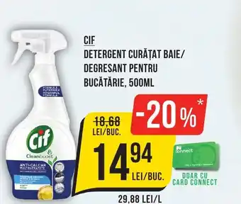 Mega Image CIF Detergent curățat baie/ degresant pentru bucătărie Ofertă