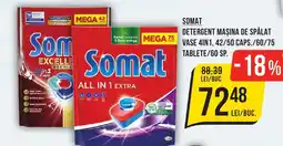 Mega Image SOMAT Detergent maşina de spalat vase 4in1 Ofertă