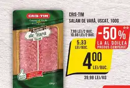 Mega Image CRIS-TIM Salam de vară, uscat Ofertă