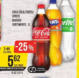 Mega Image COCA COLA/FANTA/ SPRITE Ofertă