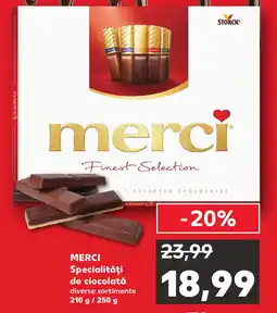 Kaufland MERCI Specialităţi de ciocolată Ofertă