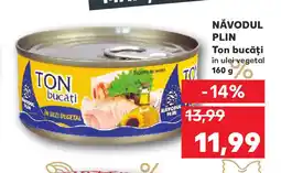 Kaufland NĂVODUL PLIN Ton bucăți Ofertă