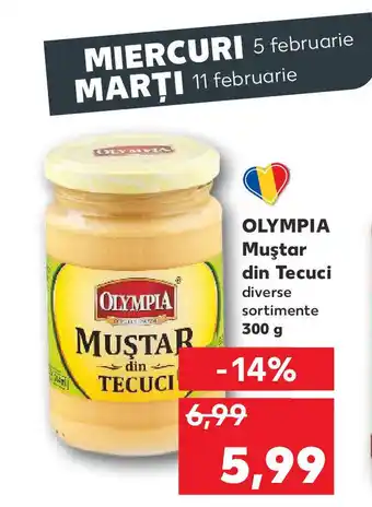 Kaufland OLYMPIA Muştar din Tecuci Ofertă