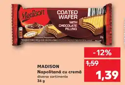 Kaufland MADISON Napolitană cu cremă Ofertă