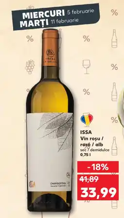 Kaufland ISSA Vin rosu / rosé / alb Ofertă