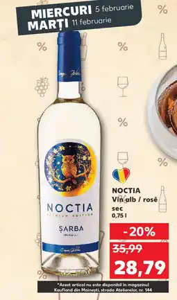 Kaufland NOCTIA Vin alb / rosé sec Ofertă