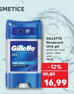 Kaufland GILLETTE Deodorant stick gel Ofertă