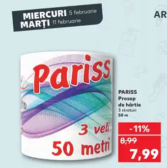 Kaufland PARISS Prosop de hârtie Ofertă