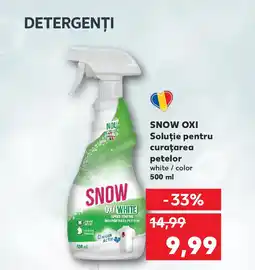 Kaufland SNOW Oxi Soluţie pentru curațarea petelor Ofertă