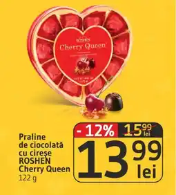 Supeco Praline de ciocolată cu cireşe ROSHEN Cherry Queen Ofertă