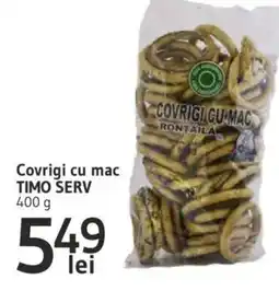 Supeco Covrigi cu mac TIMO SERV Ofertă