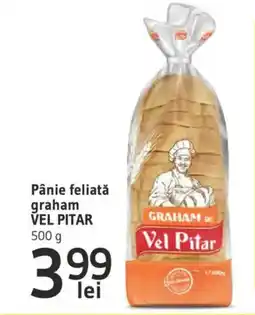 Supeco Pânie feliată graham VEL PITAR Ofertă