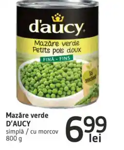 Supeco Mazăre verde D'AUCY Ofertă