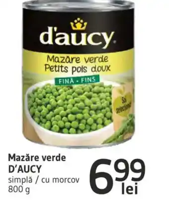 Supeco Mazăre verde D'AUCY Ofertă