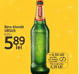 Supeco Bere blondǎ URSUS Ofertă