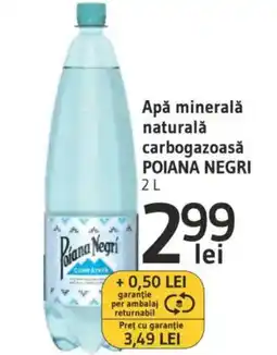 Supeco Apă minerală naturală carbogazoasă POIANA NEGRI Ofertă