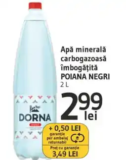 Supeco Apă minerală carbogazoasă îmbogăţită POIANA NEGRI Ofertă