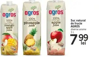 Supeco Suc natural de fructe AGROS Ofertă