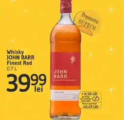 Supeco Whisky JOHN BARR Finest Red Ofertă