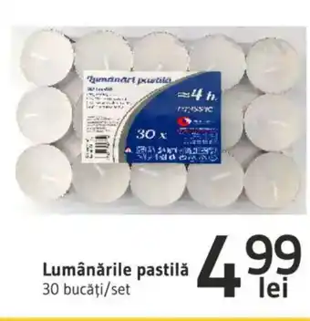 Supeco Lumânările pastilǎ Ofertă