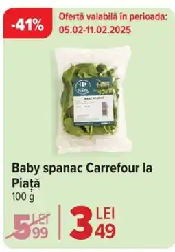 Carrefour Market Baby spanac Carrefour la Piaţă Ofertă