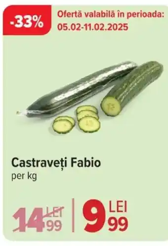 Carrefour Market Castraveţi Fabio Ofertă